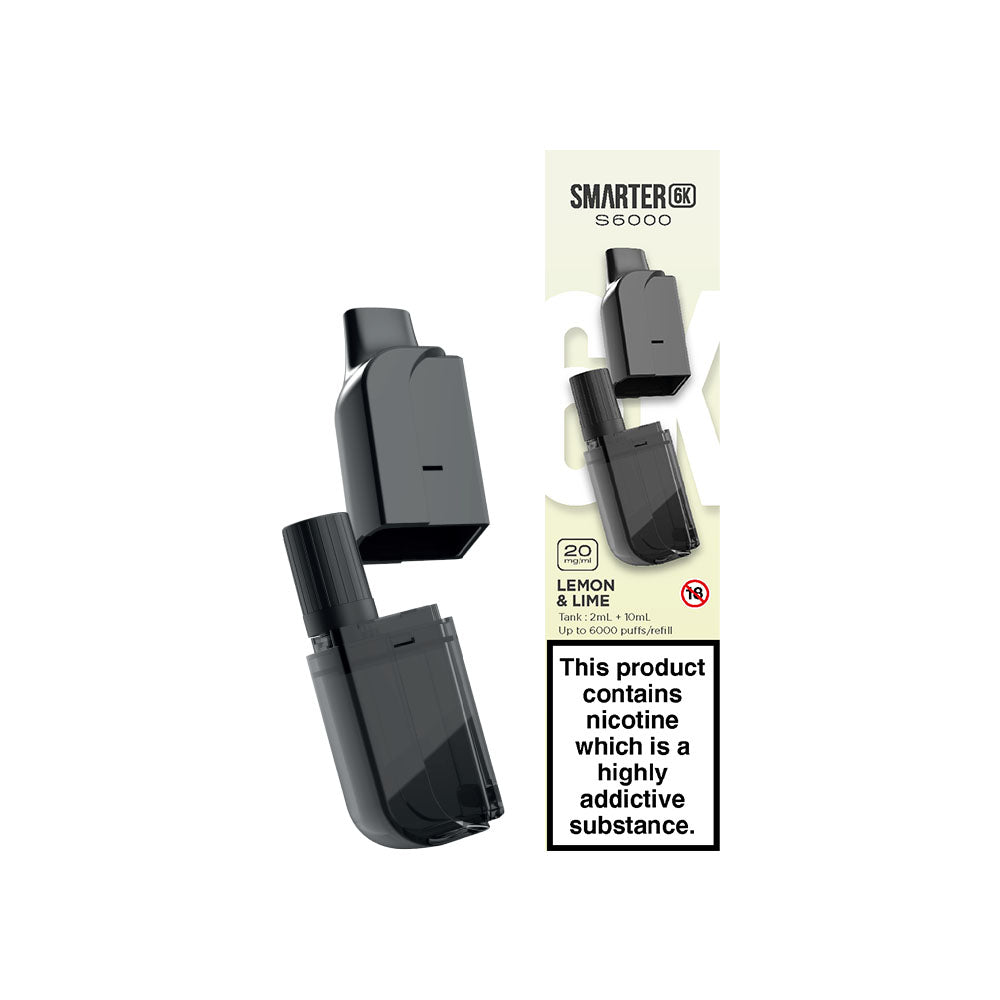 Smarter 6k Replacement Pod Lemon And Lime
