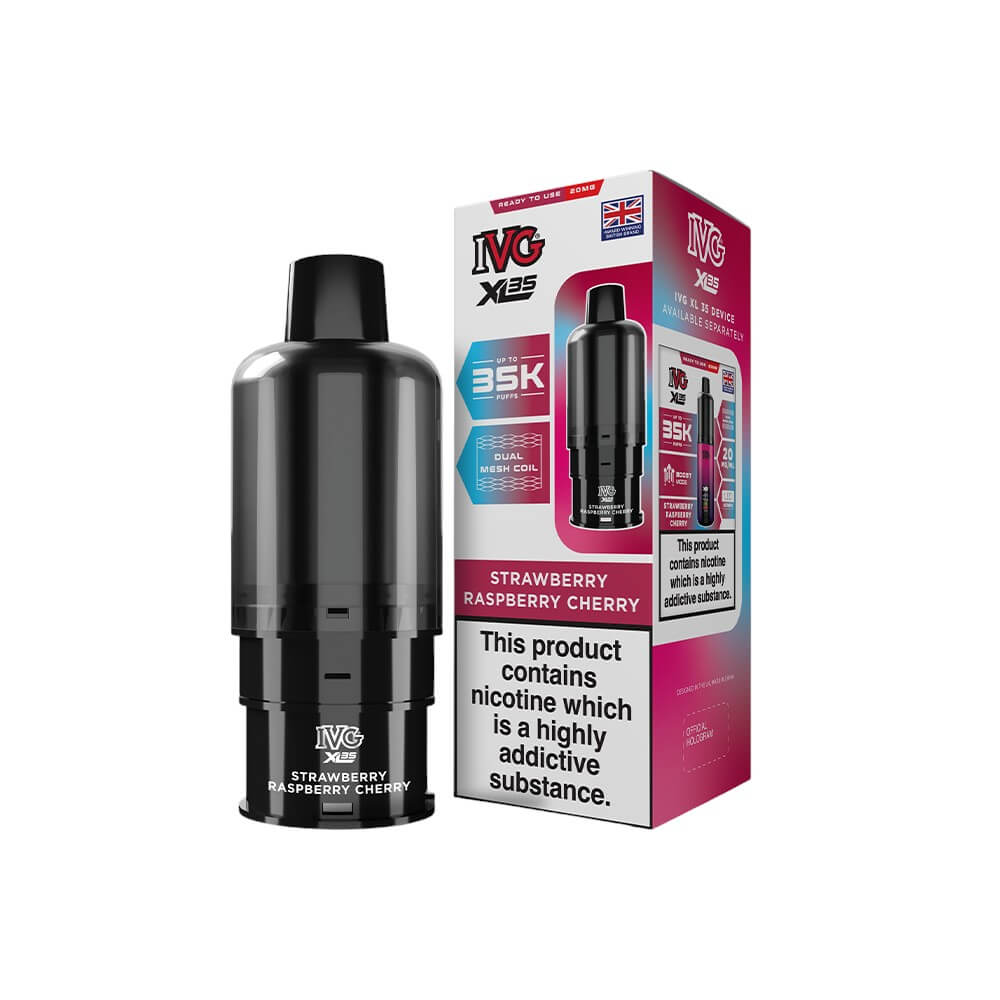 IVG XL35 Replacement Pod Strawberry Raspberry Cherry