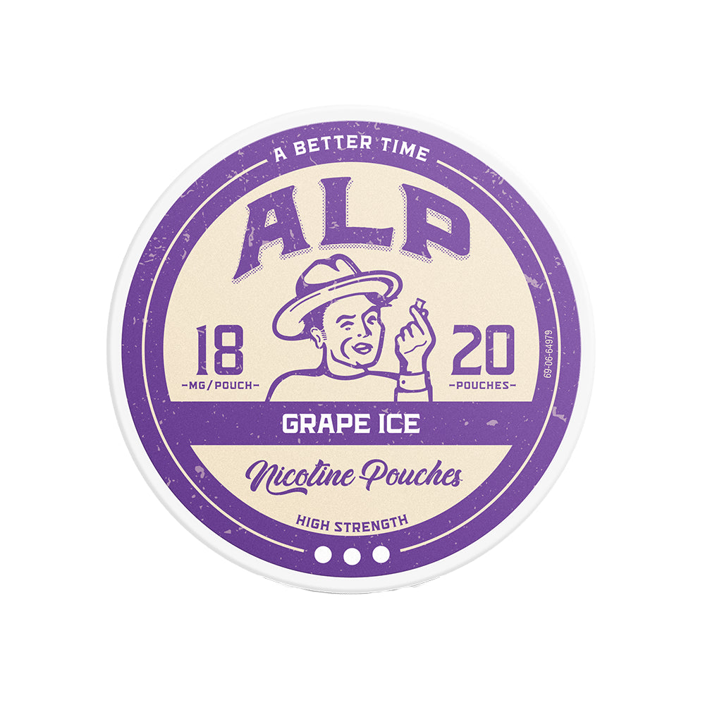 ALP Nicotine Pouch Grape Ice 18mg