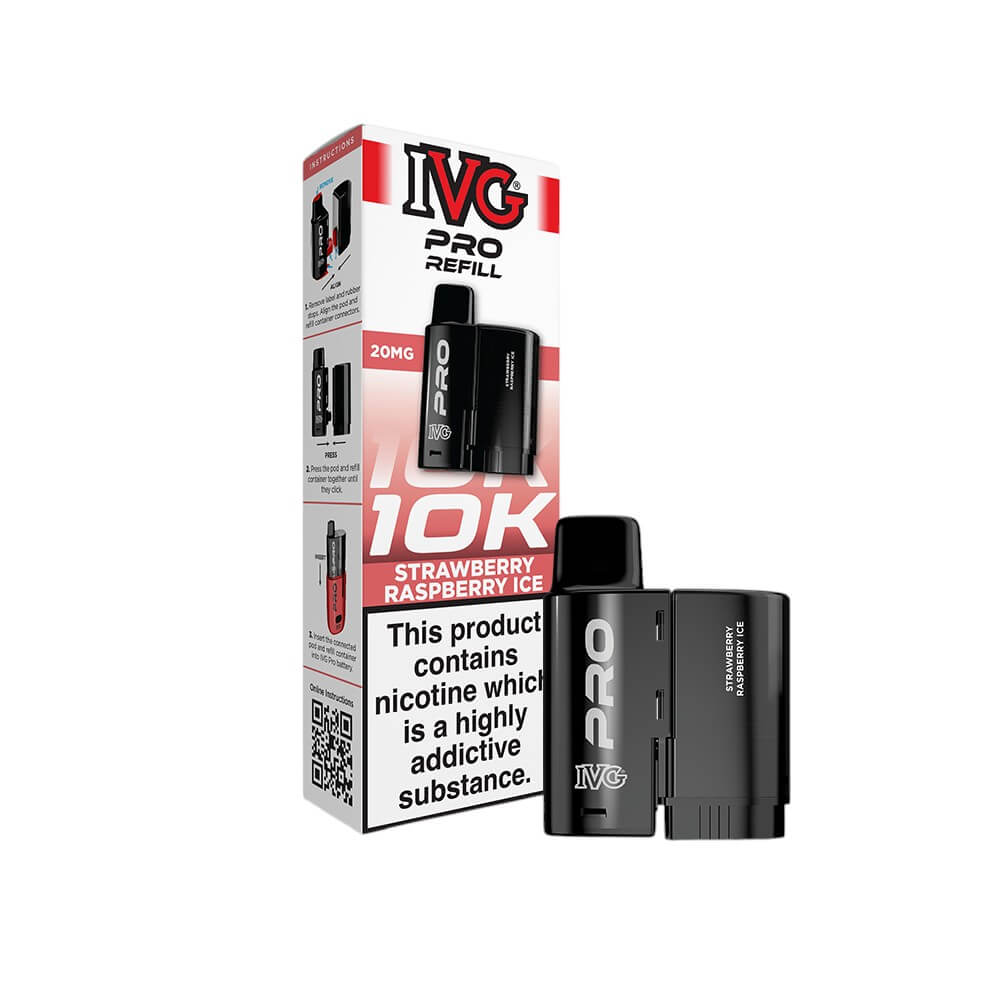 IVG Pro 12 Pods Strawberry Raspberry Ice 20mg