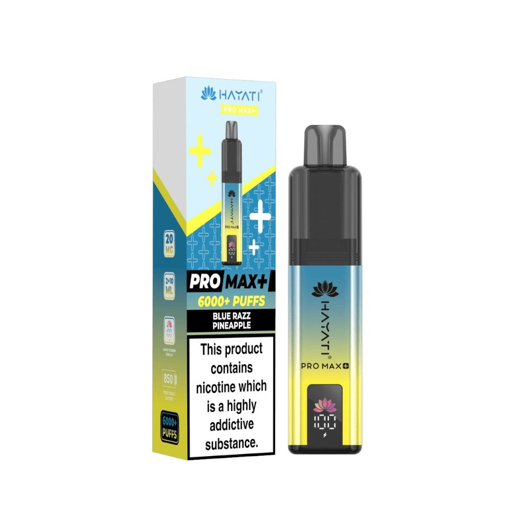 Hayati Pro Max+ Kit Blue Razz Pineapple