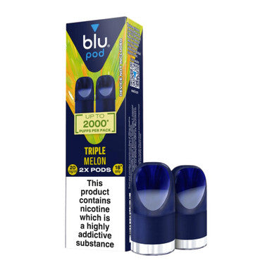 Blu 2 Pack Pods Triple Melon 20mg