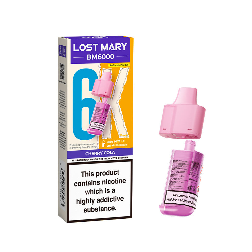Lost Mary BM6000 Replacement Pods Cherry Cola
