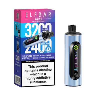 ELFbar 4in1 Prefilled Pod Kit Blueberry Edition 20mg