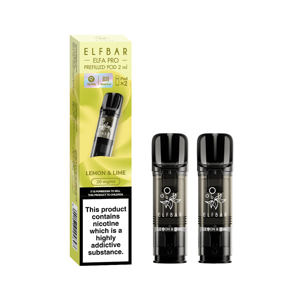 ELFbar Elfa Pro Prefilled Pod 2pk Lemon & Lime 2ml