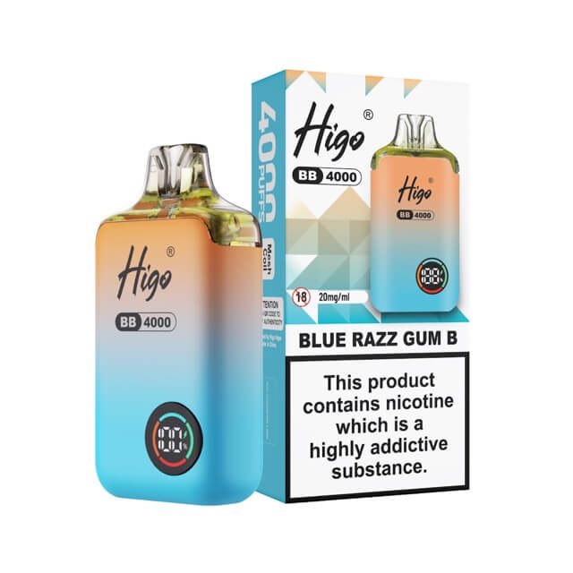 Higo BB 4000 Kit Blue Razz Gum B
