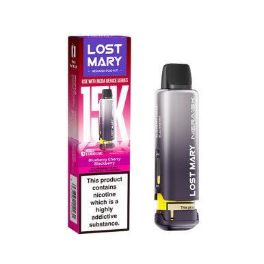 Lost Mary Nera 15k Prefilled Pod Blueberry Cherry Blackberry