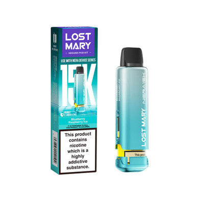 Lost Mary Nera 15k Prefilled Pod Blueberry Raspberry Ice