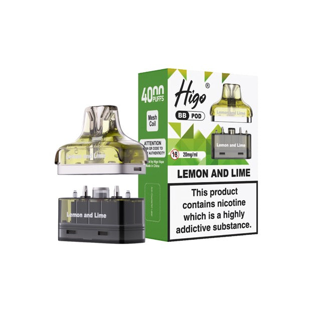 Higo BB 4000 Pod Lemon and Lime