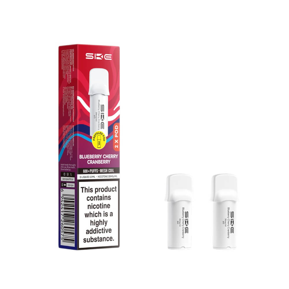 Crystal 600 Pro Pods Blueberry Cherry Cranberry