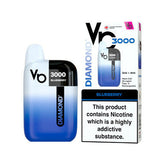 Vapes Bars Diamond 3k Starter Kit Blueberry - Single Unit