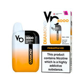 Vapes Bars Diamond 3k Starter Kit Pineapple Ice - Single Unit