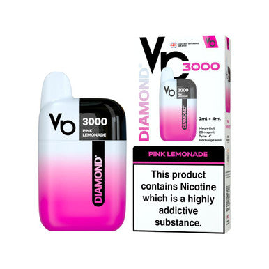 Vapes Bars Diamond 3k Starter Kit Pink Lemonade