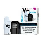 Vapes Bars Diamond 6k Pod Pack Blue Razz Lemonade - Single Unit