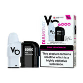 Vapes Bars Diamond 6k Pod Pack Pink Lemonade - Single Unit