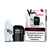 Vapes Bars Diamond 6k Pod Pack Strawberry Ice - Single Unit