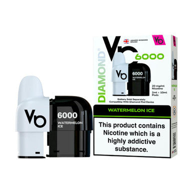 Vapes Bars Diamond 6k Pod Pack Watermelon Ice
