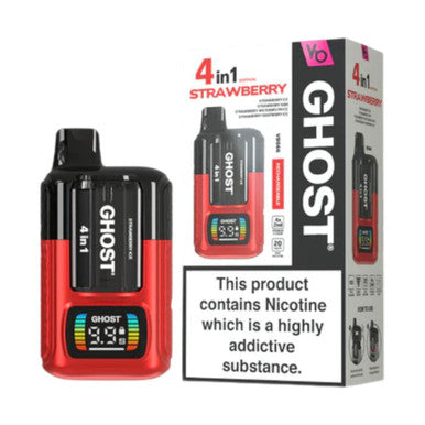 Vapes Bars Ghost 4 in 1 Strawberry Edition 20mg