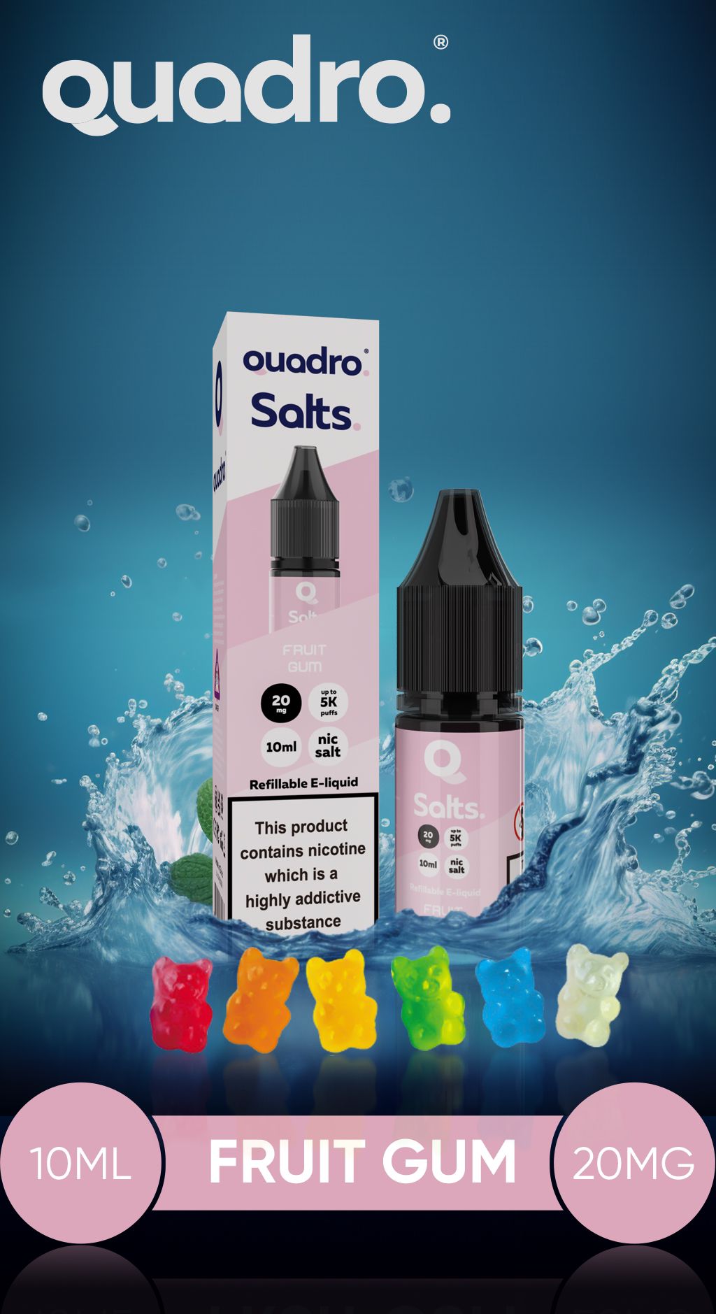 Quadro Salts Fruit Gum